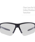 Front view of Acadia Shooting Glasses With Anti Fog Coating Clear Lenses Sporty Lightweight, showing frame and lens design.