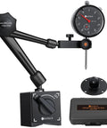Pro Grade 0-1 Inch And 0.001 Inch Dial Indicator Kit With Magnetic Base And Case, Precision Gauge For Workshop Tools.