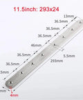Eighty Pack Stainless Steel Flat Brackets For Wood Furniture Corner Braces With Screws Metal Mending Plates showing dimensions.