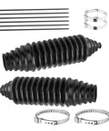 Trimmable Silicone Tie Rod Boot Kit With Clamps And Zip Ties For Universal Rack And Pinion Steering Protection, easy installation view