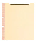 Self-Adhesive Folder Divider With 1-Inch Twin Prong Fastener for Letter-Size Manila Folders, 25 Pack, 125 Sheet Capacity