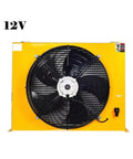 12V Beast Of A Heavy Duty Hydraulic Oil Cooling Radiator With 19KW Cooling Power And 300 L Per Minute Flow, front view