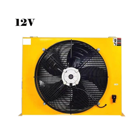 12V Beast Of A Heavy Duty Hydraulic Oil Cooling Radiator With 19KW Cooling Power And 300 L Per Minute Flow, front view