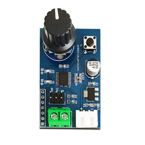 Straight Up Dual Channel SG90 Servo Control Motor Driver Board For Pluggable Robot Arm Projects And Smooth RC Steering Gear Debugging Setup Game Changer front view