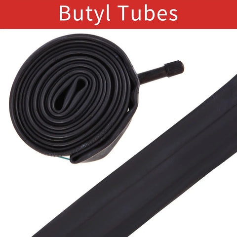Rolled butyl rubber tube for Two Pack Heavy Duty 26 Inch Bike Inner Tubes With Schrader Valve Fits 26x1.75–2.125 Tires