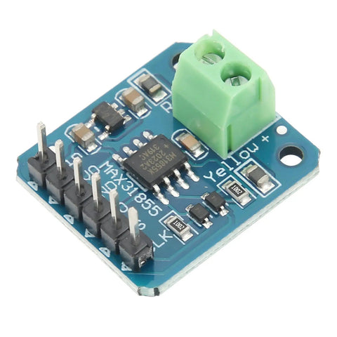 Top Shelf K Type Digital Thermocouple Module Serving Slick Temperature Readings From Negative 200 To Positive 1350 Celsius, MAX31855 board.