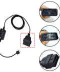 USB Powered Vehicle OBD II Connector Memory Saver with Buzzer and Emergency Power Supply Cable for Car ECU Settings