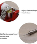 Pro Grade Watch Back Remover Tool Kit with adjustable strap tool and steel head for DIY enthusiasts and watch shops