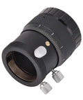 Close-up of Metal Helical Focuser For One Point Twenty Five Inch Telescopes Aluminum Alloy Body With Smooth Ten Millimeter Focusing Stroke