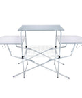 Portable Grill Table With Tons Of Prep Space For Camping, Tailgating, Picnics, And Boating. Foldable, lightweight steel frame.