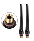 Pro Grade TIG Welding Torch Repair Kit With Gas Lens Alumina Nozzles Glass Cups And Collet Set For WP 17 18 26 Torches detail view