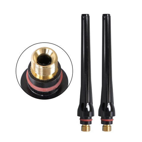 Pro Grade TIG Welding Torch Repair Kit With Gas Lens Alumina Nozzles Glass Cups And Collet Set For WP 17 18 26 Torches detail view