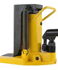 Top Shelf Heavy Duty 30 Ton Hydraulic Claw Jack And Integral Lifting Machine For Trucks showing a yellow welded steel body design.