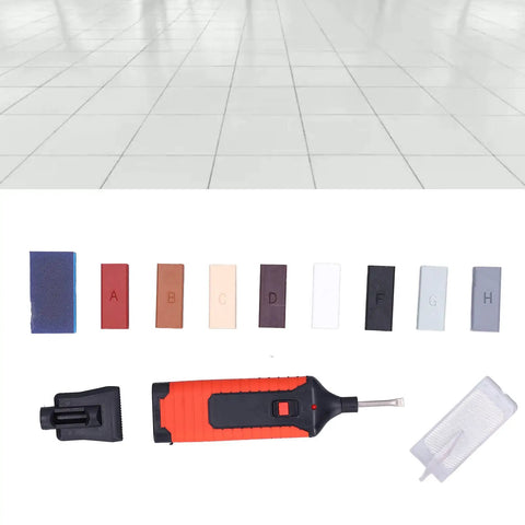 DIY Tile Repair Kit With Durable Wax Blocks And Electric Heating Pen For Porcelain And Ceramic Surfaces, Quick Wax Melt
