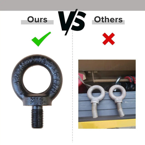 Comparison of Heavy Duty Lifting Eyebolt M16 Forged Steel 4 Ton and alternatives