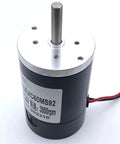 Cool 60Mm DC Motor With Solid 8Mm Shaft Runs Smooth At 12V Or 24V with 3000rpm speed for robotics and automated doors.