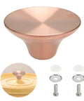 Sweet Upgrade Solid Stainless Steel Dutch Oven Knob Handle Swaps Out Worn Le Creuset Lodge Enameled Crock Pot Lid Rose Gold Finish components.