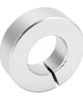 Six Piece Lightweight Aluminum Alloy Shaft Collar Set Clamping Lock Rings To Fix Shafts And Bits With Anti Rust Coating Good For Garage And Workshops Where Stability Matters Most This Quality Kit Keeps Hardware Locked Firm Without Loosening Giving Safe, silver split shaft collar