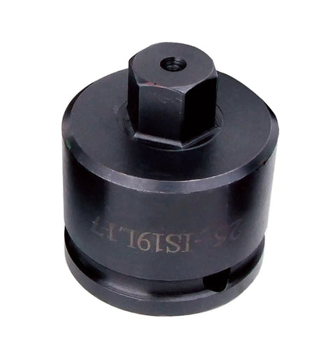 Kickass Hydraulic Torque Wrench Built With Lightweight Square Drive Frame And 360 Degree Swivel Hose Assembly For Fitting Into Cramped Spots Fast Rock Solid Rotary Return Handle Generates Clean Hands Free Torquing Force Whenever DIY Jobs Get Heavy close-up image of a black hexagonal socket head