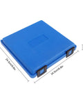 Built Tough Hss Annular Cutter Set With 13 Piece Ring Cutting Tools One Inch Full Depth Three Quarter Weldon Shank, blue storage case.