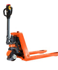 Heavy Duty 3300 Lbs Electric Pallet Jack With Removable Lithium Battery, Fast Charging 24V 20Ah Power Pack For Warehouse Work, Wide Forks And Turtle Speed Mode For Easy Maneuvering In Tight Spaces, side view
