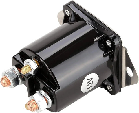 12V Golf Cart Solenoid For Club Car DS And Precedent Gas Carts 1984 Up, 4 Terminal Copper Contacts, OEM Replacement