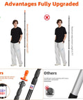 Comparison of Heavy Duty Telescoping Tarp Poles Set Of Four Four Section Adjustable From 3.1 Ft To 9.2 Ft Aviation Aluminum length and features