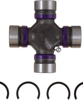 Bolt On U Joint Kit S44 Series ISR with 1.125 inch bearing caps and 2.556 inch snap rings, greasable design for drivetrain.