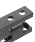 Close-up of heavy duty cabinet hinges barrel style detachable zinc alloy with integrated lock for rolled steel panels and bathroom cupboards