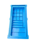 Double Storage Sewing Machine Table Drawer Organizer with Sliding Compartments for Case and Bobbin Gauge, Durable PP Material