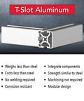 Tri Slotted 1.5 Inch By 1.5 Inch Aluminum Extrusion, 15 Series, Smooth Light Profile, 6063-T6 Aluminum, Clear Anodized Finish, 80 20 Compatible, 48 Inch Length, Ideal For Linear Rails, Framing, CNC Guides, And DIY Projects, end view