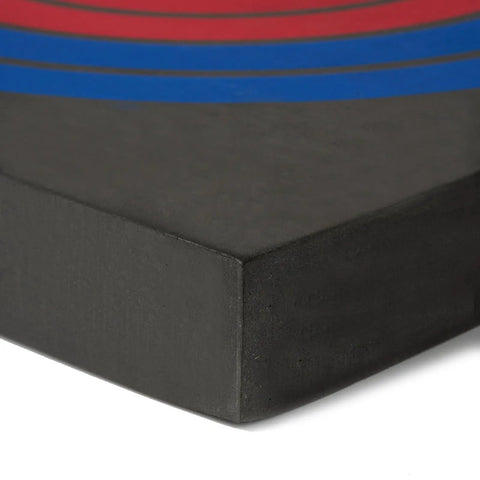 Close-up of corner of Archery Target For Backyard Range And Outdoor Shooting Practice, Durable EVA Foam Target