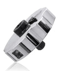 Three In One Palm Ratchet One Quarter Inch Drive Finger Ratchet Reversible Thumbwheel Wrench heavy duty chrome steel side view