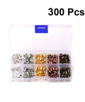 Awesome Healifty 300Pcs 4Mm Plastic Cord End Caps For Satin Cord And Lace. Super Sturdy Jewelry Findings To Make Killer Bracelets Earrings And Tassels. The Ultimate DIY Jewelry Accessory Kit With Glue-In Tips That Look Totally Pro And Ready To Fly Off. 300 pcs assorted plastic cord end caps in a storage box
