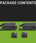Two Pack Front Windshield Wiper Arm Cover Clip Push Caps For Mercedes Benz 2014-2021 package contents