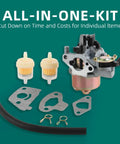 Plug And Play Carburetor For MBX10 MBX11 79cc 97cc Mini Pit Bike 80cc MM B80 Replacement Part 16100 ZOD 003 Fits Honda GX100 kit.