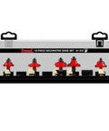 Top Shelf 10 Piece Decorative Edge Router Bit Set Featuring Quadra Cut Geometry with ten carbide bits in clear storage case.