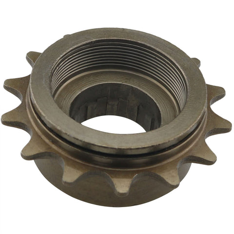 Bombproof Steel Road Freewheel 14T Bronze Sprocket, 61mm Outer Tooth Diameter, 34mm Thread Inner Diameter, 22mm Inner Hole, Fits 1/2 x 1/8 Chain, Single Speed Gear for Road Bikes, Durable Flywheel Cog for Easy Shifts and Tough Rides