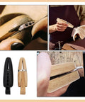 Wooden Ring Clamp Tool Set, 2Pcs Jewelry Wire Clamp For Ring Bending And Polishing, Jeweler Holder And Wood Vise, Portable