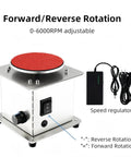 Hella Durable Mini Spindle Sander 6000RPM Electric Table Bench Grinder 110V with speed regulator and adjustable rotation.