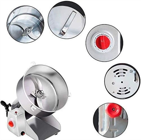 High Speed Stainless Steel Grain Grinder Machine For Milling Grains Beans Spices Herbs And Dried Medicinal Herbs Into Fine Powder