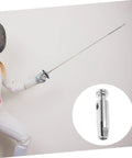 Fencer using Stainless Steel Fencing Tip Replacement Head For Epee And Sabre Practice Gear Upgrade Pro Grade Precision And Stability