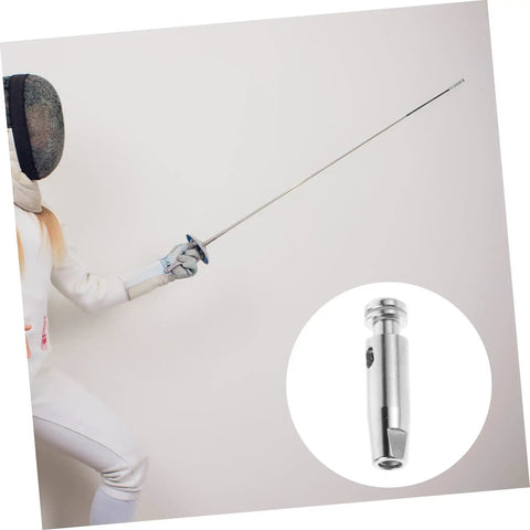 Fencer using Stainless Steel Fencing Tip Replacement Head For Epee And Sabre Practice Gear Upgrade Pro Grade Precision And Stability