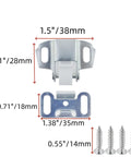 8 Pack Mailbox Door Replacement Spring Catch Latch Hardware With Screws dimensions shown in inches and millimeters