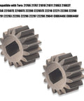 Two Pack 131-5399 15T Pinion Gear for 30 Inch Rear Drive Toro Time Master 22 Inch Personal Pace Mowers, close-up view