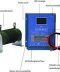 Beefed Up Hybrid Wind And Solar Charge Controller 6000W To 14000W With Dump Load Auto MPPT shown with connections and components.