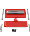 12 Inch Press Brake Attachment For 12 And 20 Ton Hydraulic Presses 3 Sixteenth Inch Bending Thickness Heavy Duty Metal Bending Accessory Red