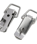Beefy Stainless Steel Toggle Latch Hasp Set Keeps Your Toolbox Cabinet Trunk Trailer Door And Hood Locked Up Tight Two Pack