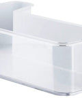 Fridge Guard Replacement for 97-12653A Refrigerator Guard, OEM White Panel shown at side angle, clear durable material