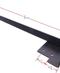 Tough As Nails Steel Bed Frame Extension Bracket Set, 16 inch long, heavy duty steel construction, universal fit.